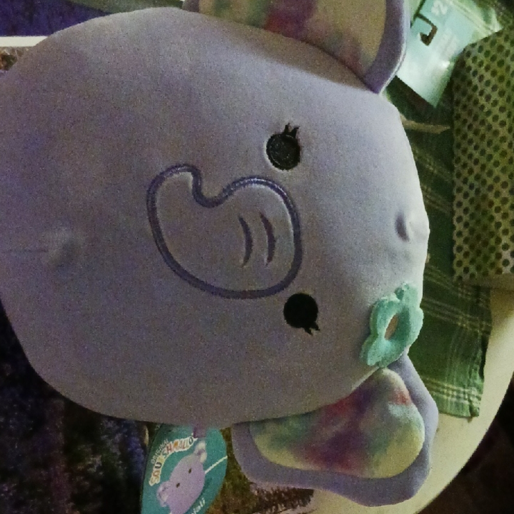 Squishmallows Lavender Elephant Plush